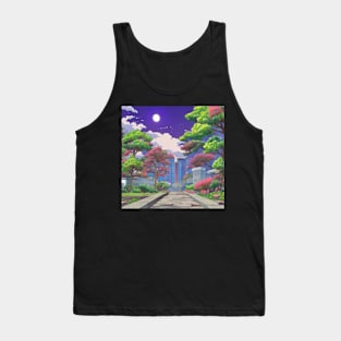 Anime Style Landscape Tank Top